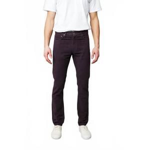 NEW C.O.F. STUDIO tapered moleskin jeans in burgundy